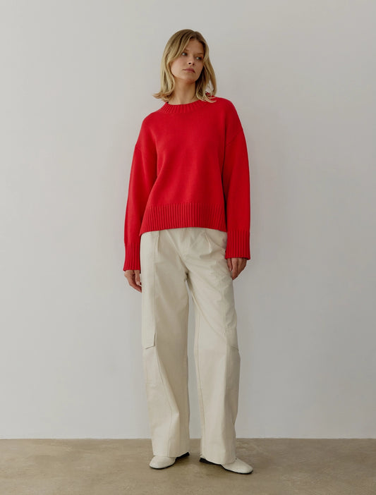 The Lyss Sweater | Red