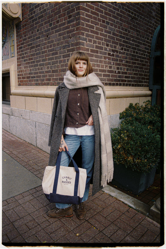 The Lillie Cardigan | Lightweight Cropped Cardigan (Brown)