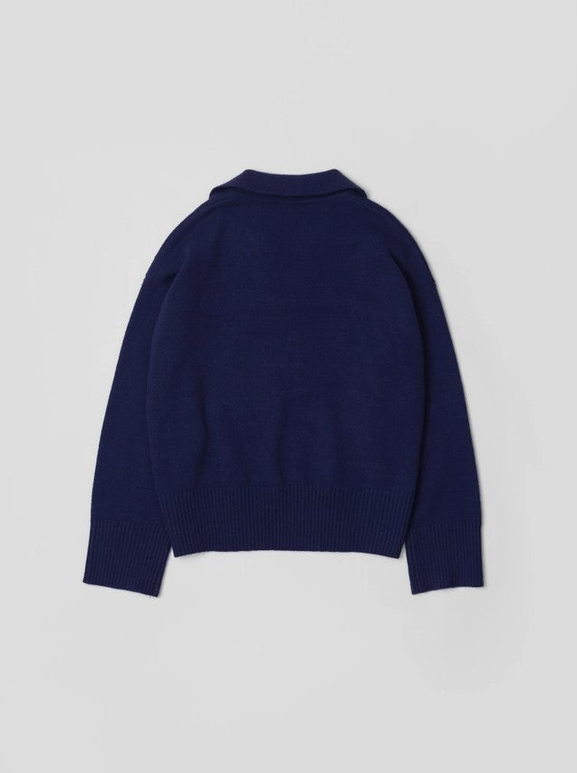 The Bram Sweater | Oversized Open-Collared Sweater