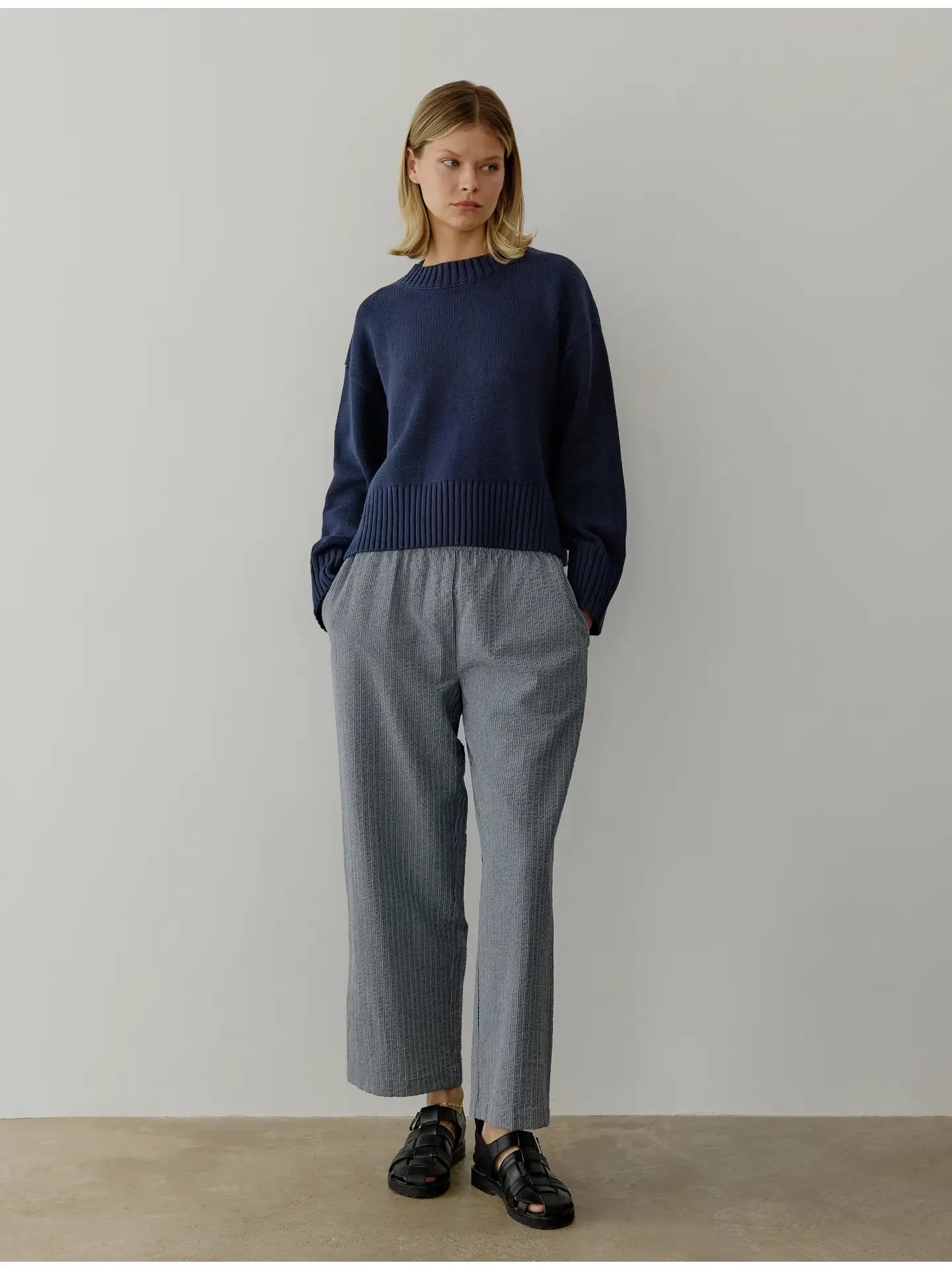 The Lyss Sweater | Navy