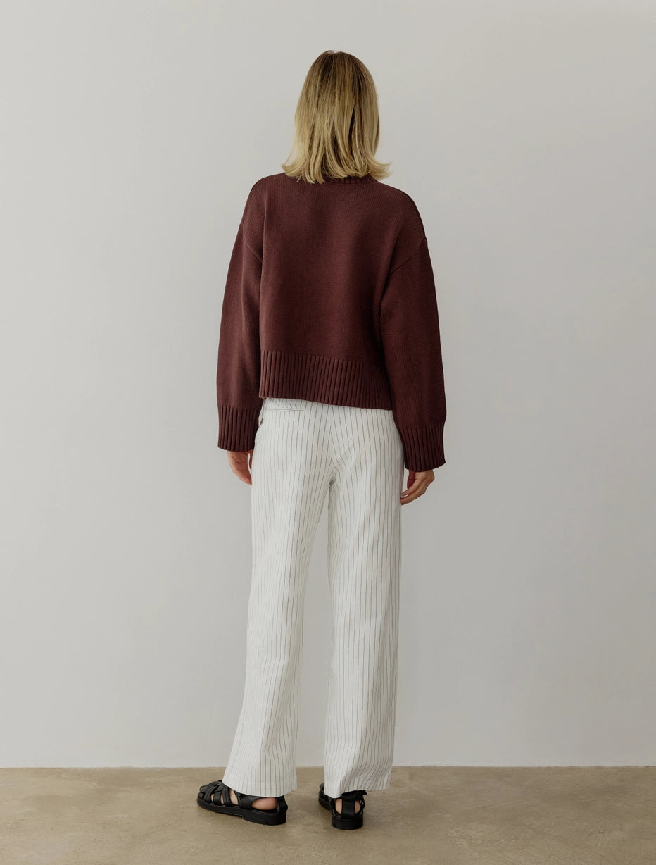 The Lyss Sweater | Brown